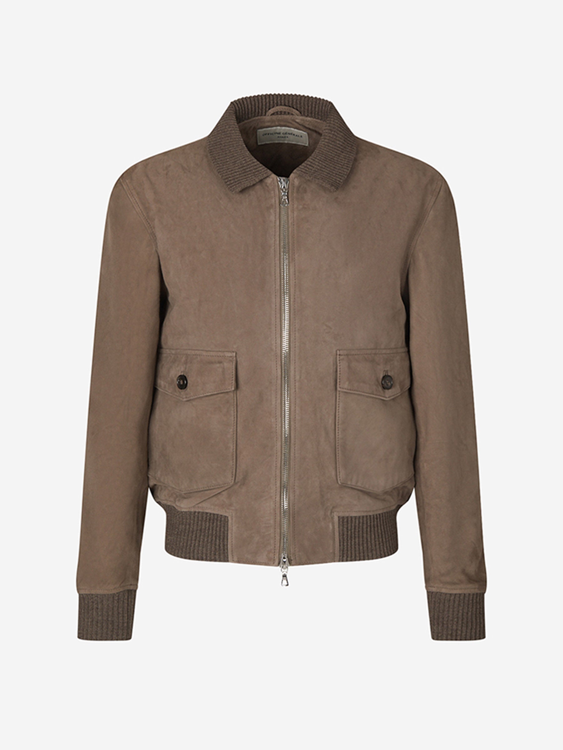 Officine Générale Chaqueta Bomber Lando color Caramelo sku 512-002385 01 - Foto 1