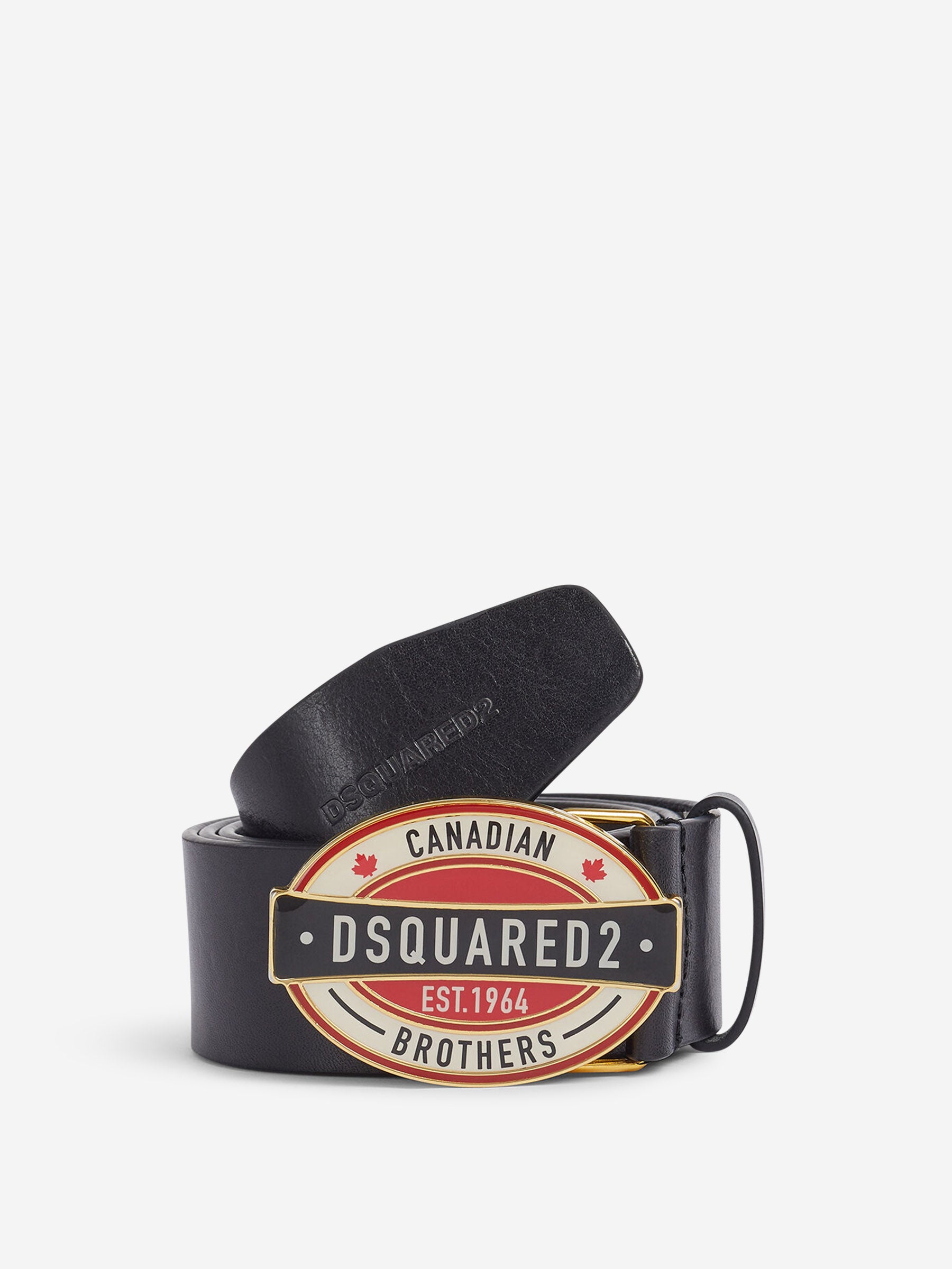 Dsquared2 Cinturón D2 Canadian Brothers color Negro sku 622-001237 01 - Foto 1