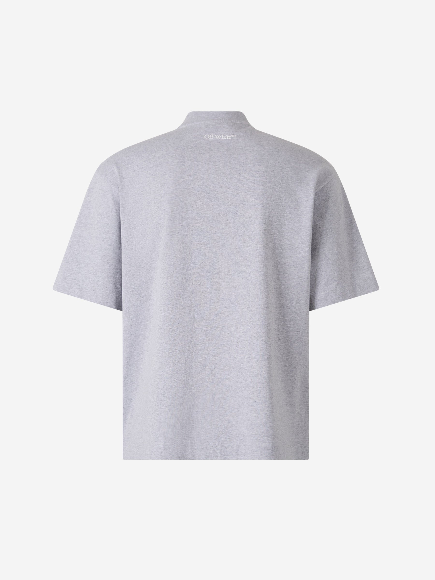 Off-White Camiseta Logo Algodón color Gris Piedra sku 553-003878 01 - Foto 2