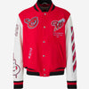 Off-White Cazadora Bomber Scorpio color Rojo sku 512-002335 01 - Foto 1