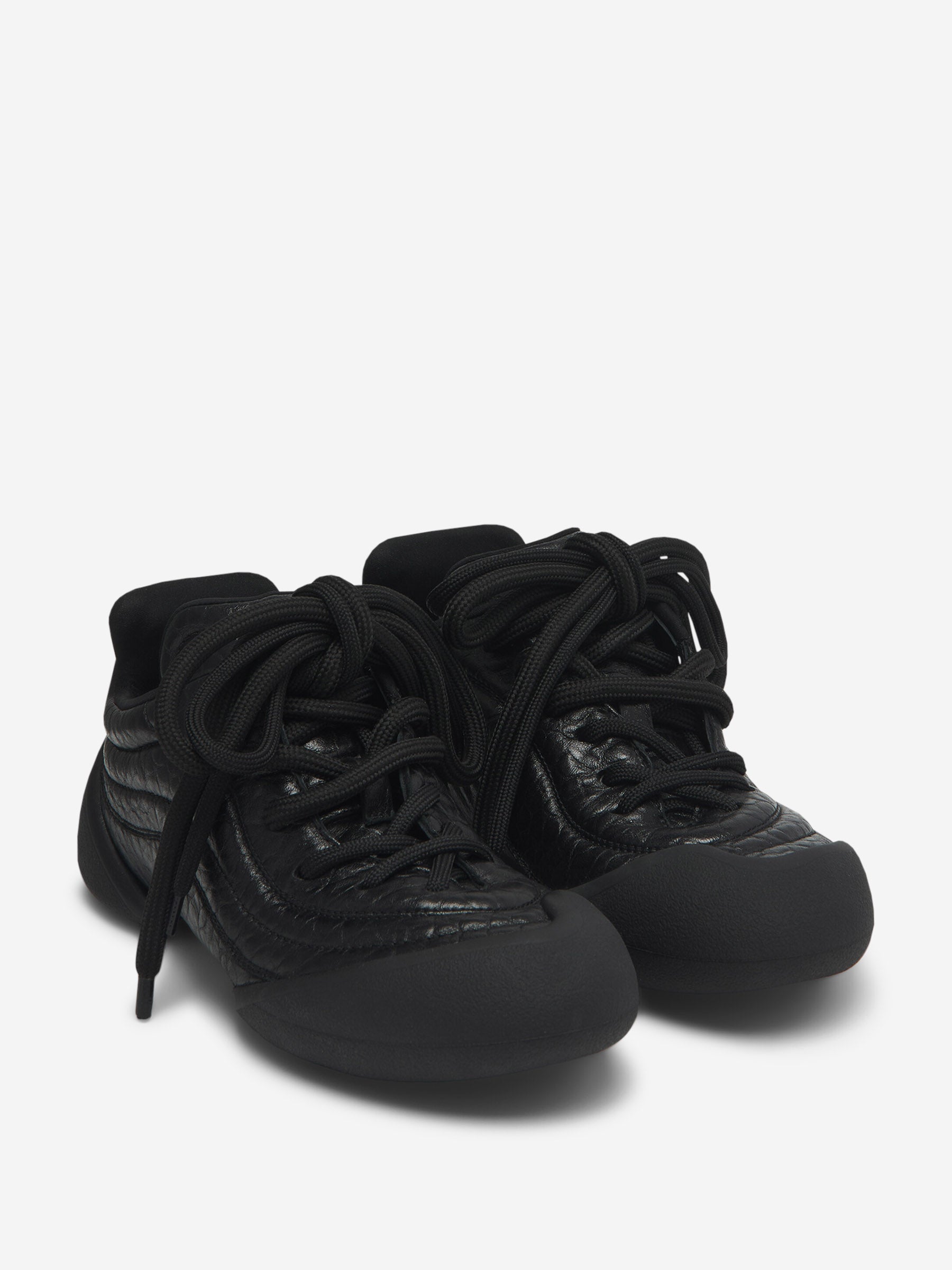 Alexander McQueen Sneakers Flexion Piel color Negro sku 806-000353 01 - Foto 2