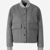 Peserico Chaqueta Bomber Lana color Gris Piedra sku 772-001382 01 - Foto 1