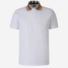 Burberry Polo Piqué Tartán color Blanco sku 552-001507 01 - Foto 1