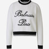 Balmain Jersey Punto Logo color Blanco y Negro sku 711-003159 01 - Foto 1