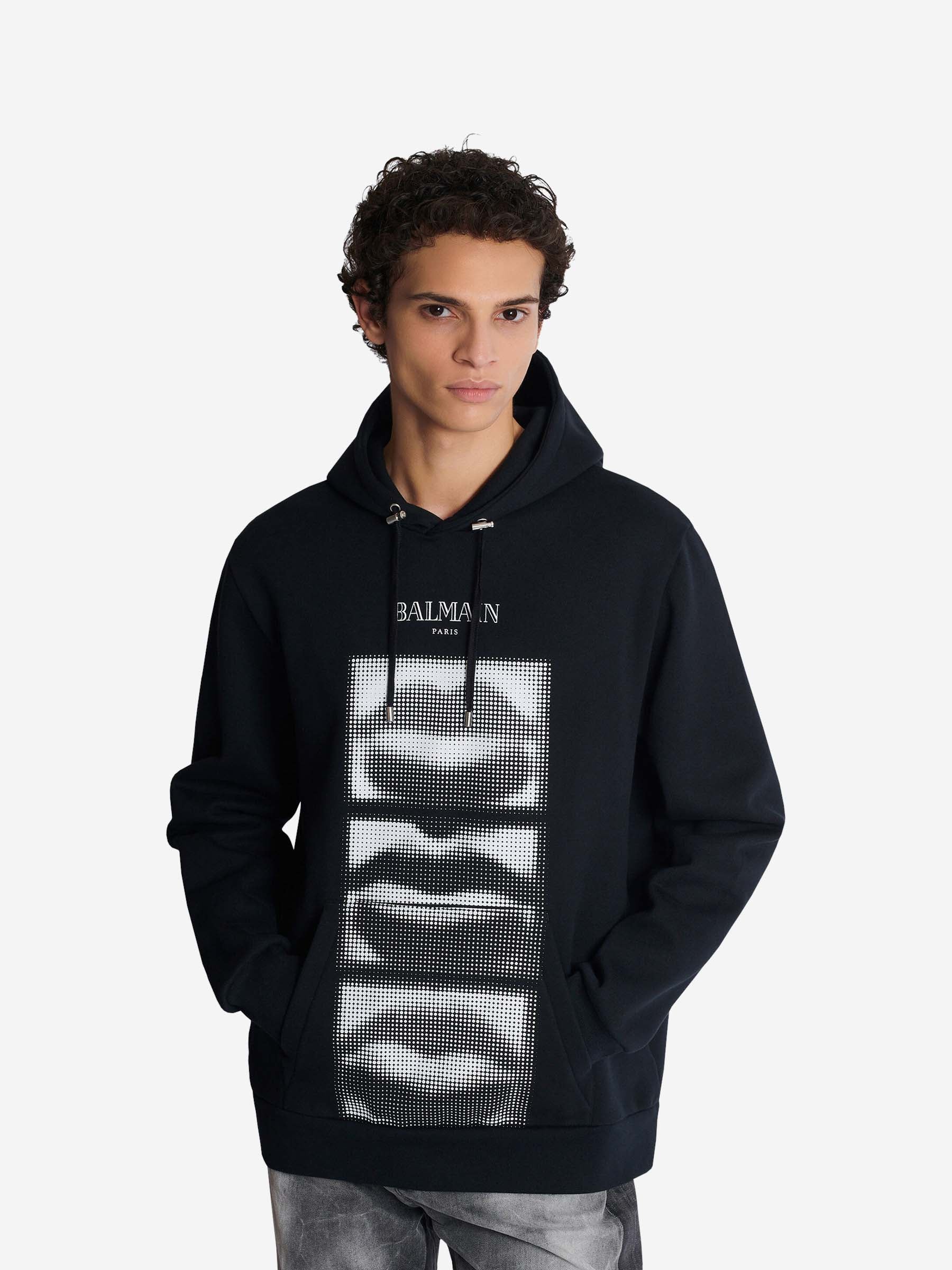 Balmain Sudadera Logo Algodón color Negro sku 545-001716 01 - Foto 2