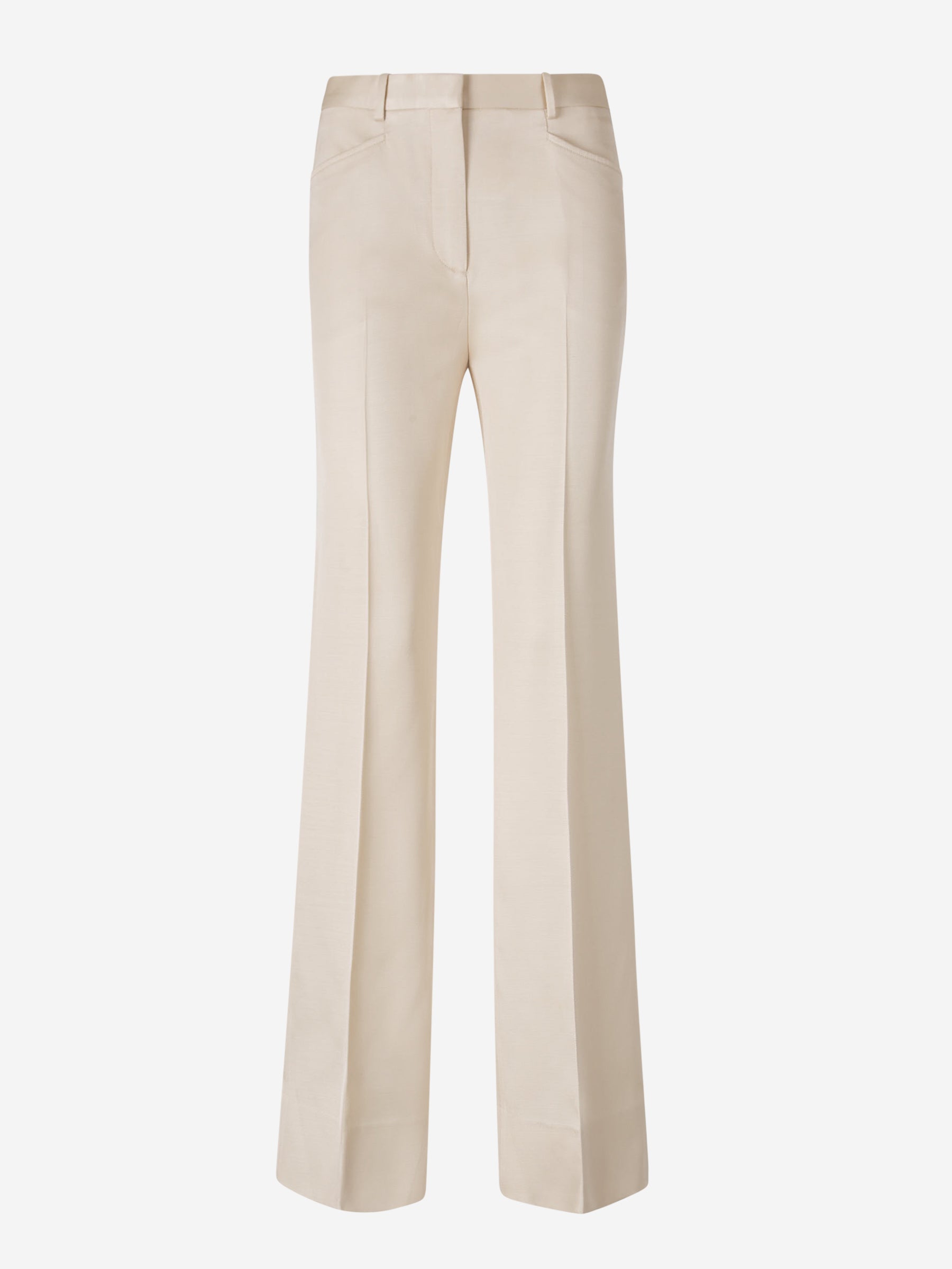 Tom Ford Pantalones Vestir Seda color Crema sku 761-003576 01 - Foto 1