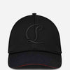 Christian Louboutin Gorra Algodón Logo color Negro sku 695-001668 01 - Foto 1