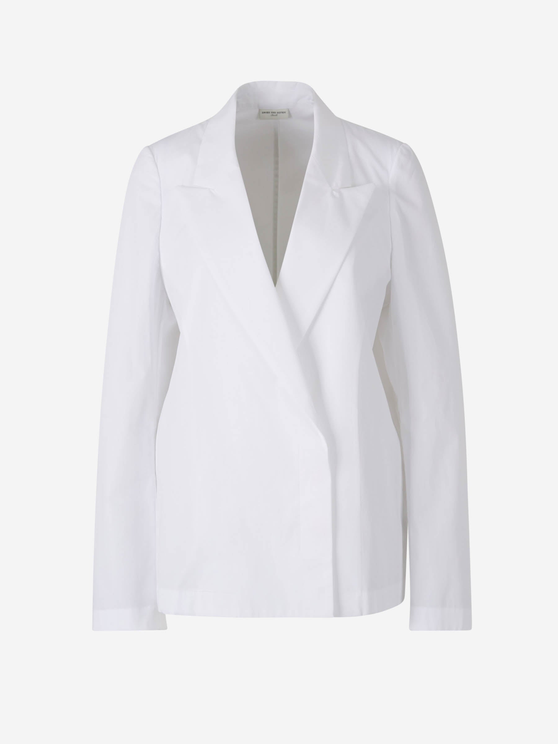 Dries Van Noten Chaqueta Blazer Lisa color Blanco sku 741-002179 01 - Foto 1