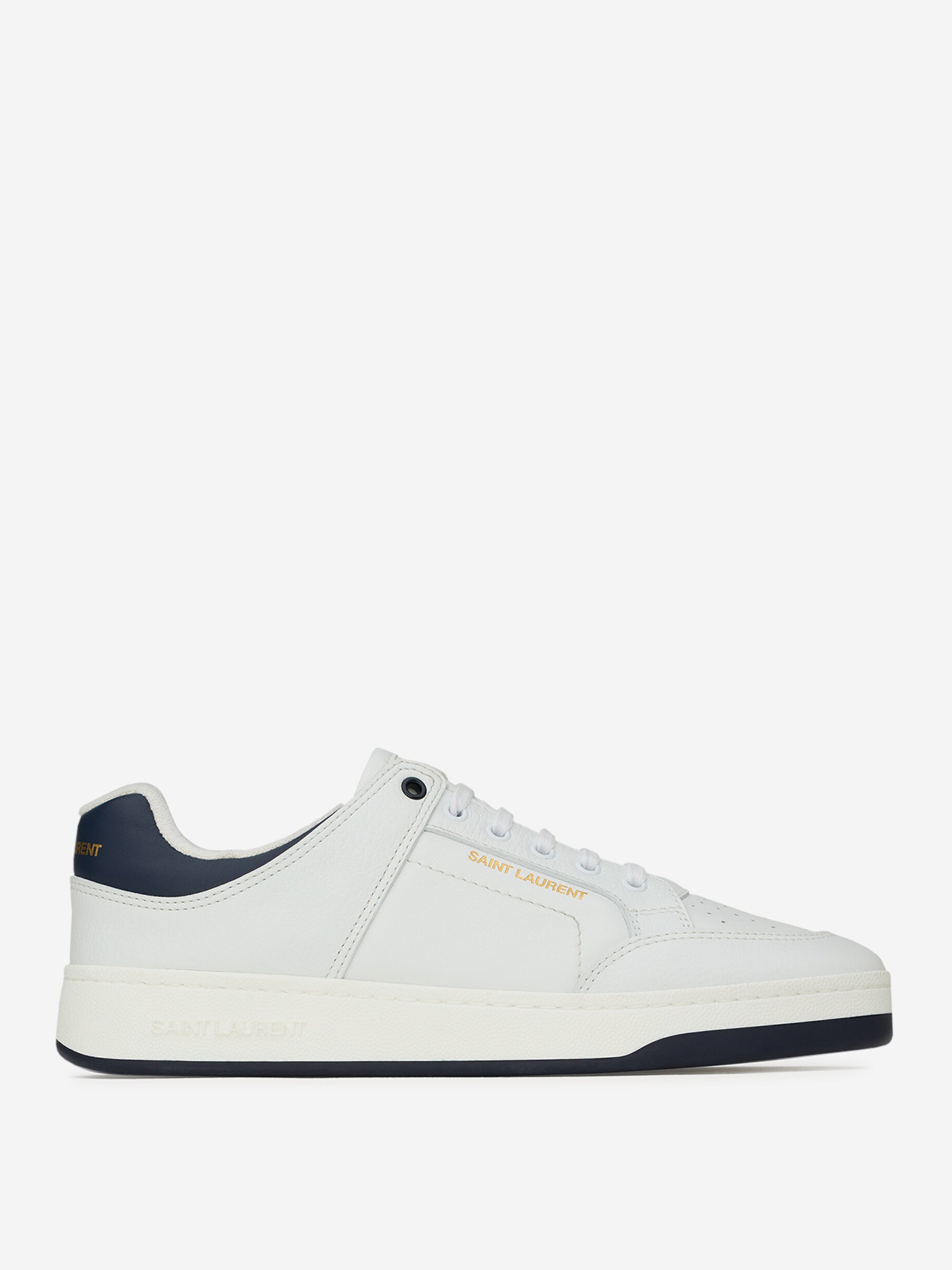 Saint Laurent Sneakers Piel Logo SL/61 color Blanco sku 616-002925 01 - Foto 1