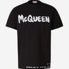 Alexander McQueen Camiseta Graffiti Algodón color Negro sku 553-003264 02 - Foto 1