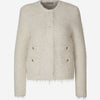 Moncler Cárdigan Lana Acolchado color Blanco sku 713-000303 01 - Foto 1