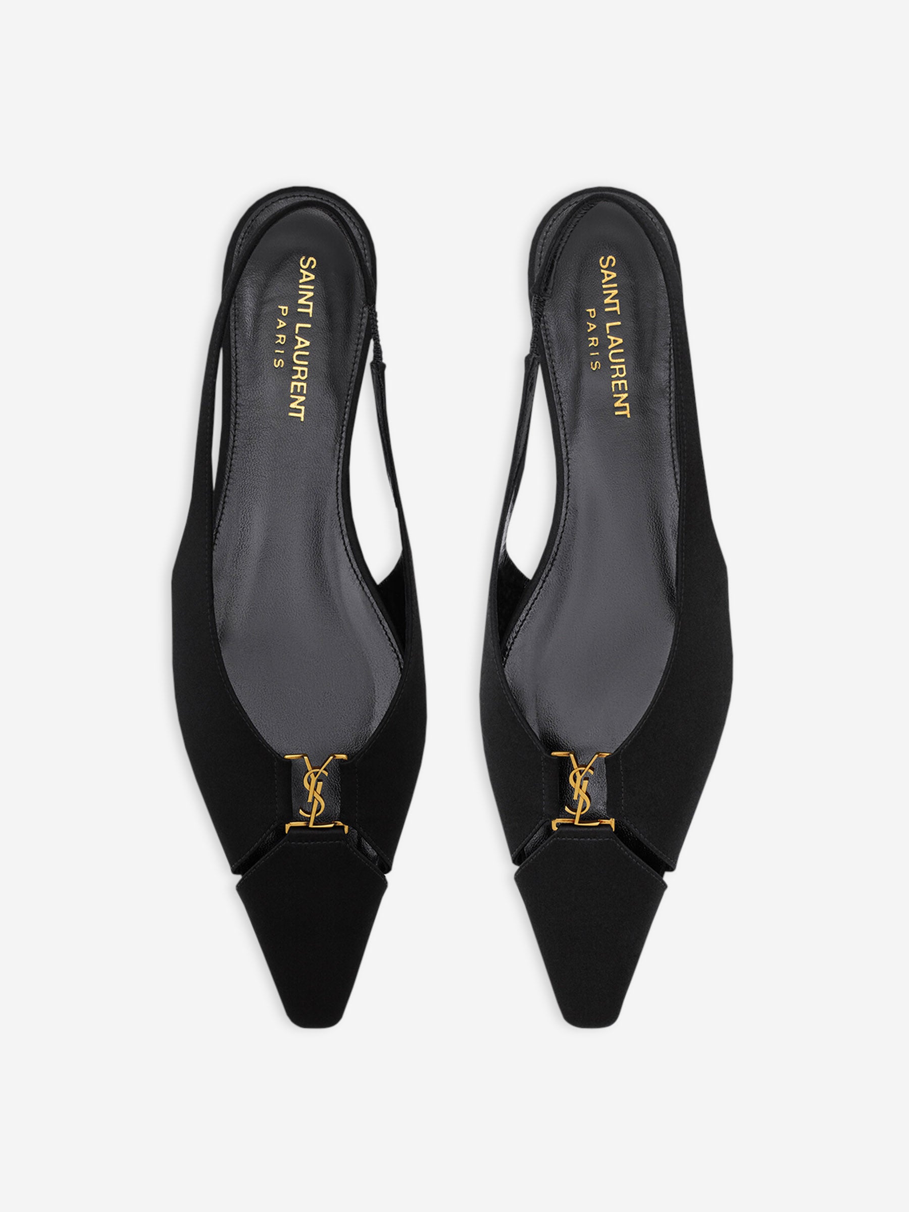 Saint Laurent Zapatos Slingback Babylone color Negro sku 800-005381 01 - Foto 2