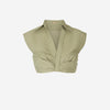 Cult Gaia Top Janette color Verde Militar sku 703-002165 01 - Foto 1