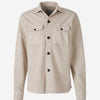 Vincenzo di Ruggiero Sobrecamisa Bolsillos Algodón color Beige sku 513-000018 02 - Foto 1