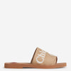 Chloé Sandalias Woody Logo color Caramelo sku 806-000358 01 - Foto 1