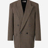 Saint Laurent Blazer Motivo Vichy color Marrón sku 741-002189 01 - Foto 1