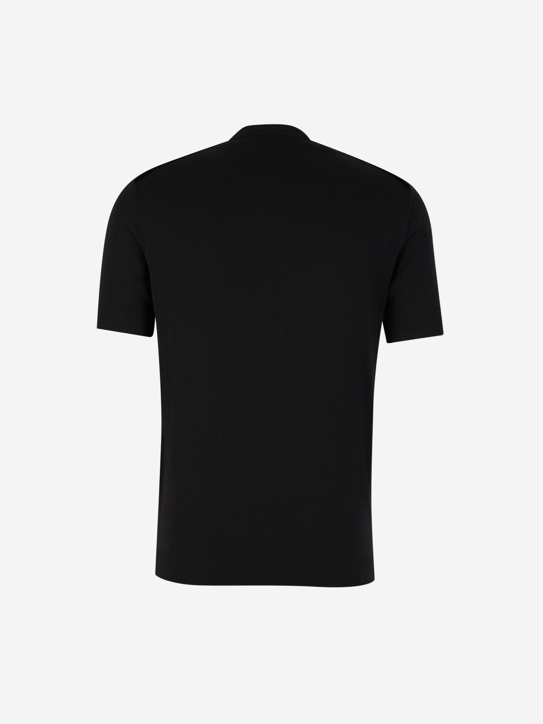 Tom Ford Camiseta Lisa Punto color Negro sku 553-003568 02 - Foto 2