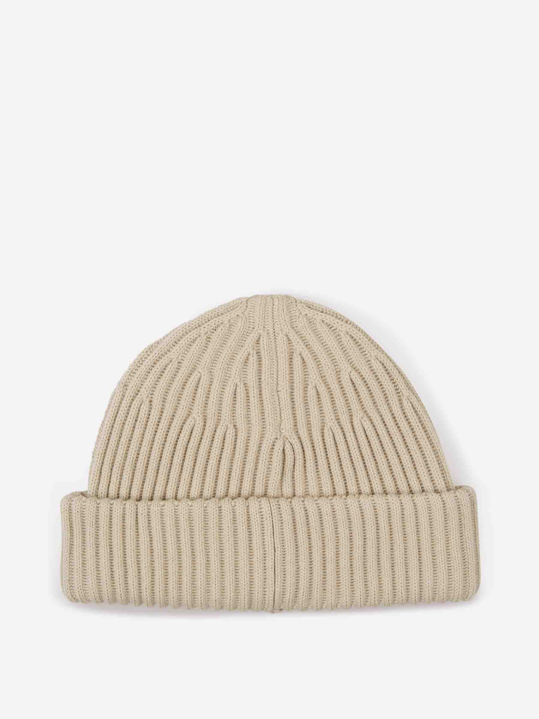 Stone Island Gorro Punto Lana color Beige sku 695-001584 02 - Foto 2