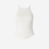 Courrèges Top Acanalado Logo color Blanco sku 703-002249 01 - Foto 1