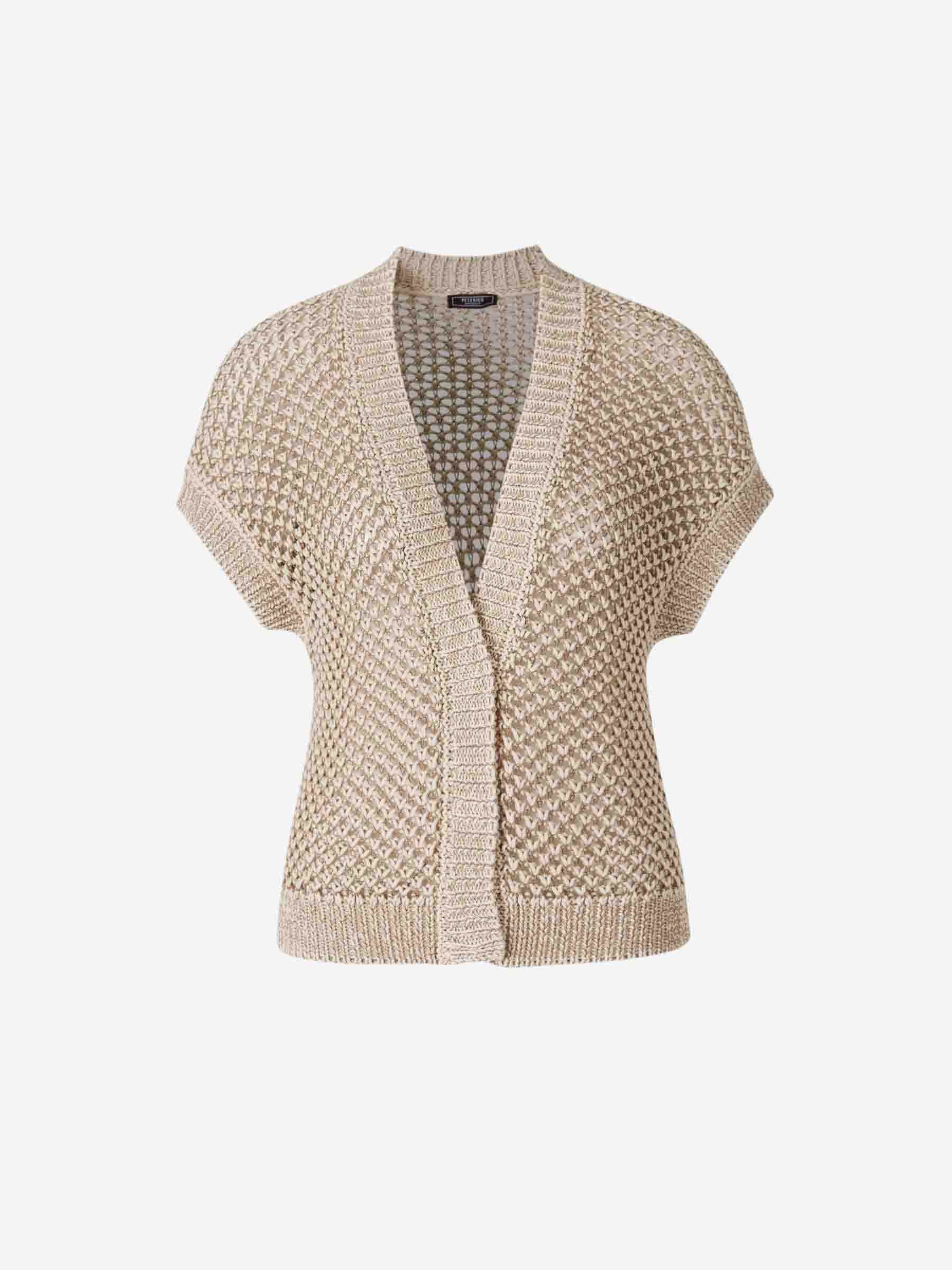 Cardigan in maglia di cotone