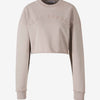 Cropped Crew Neck Sweatshirt