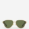 Bottega Veneta Gafas De Sol Aviador color Verde Oscuro sku 614-002425 02 - Foto 1