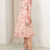 Zimmermann Vestido Midi Flores color Rosa Palo sku 721-000132 01 - Foto 2