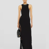 Jil Sander Vestido Midi Bordados color Negro sku 732-001375 01 - Foto 1