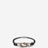 Alexander McQueen Pulsera Serpiente Cordón color Negro sku 682-000730 01 - Foto 1