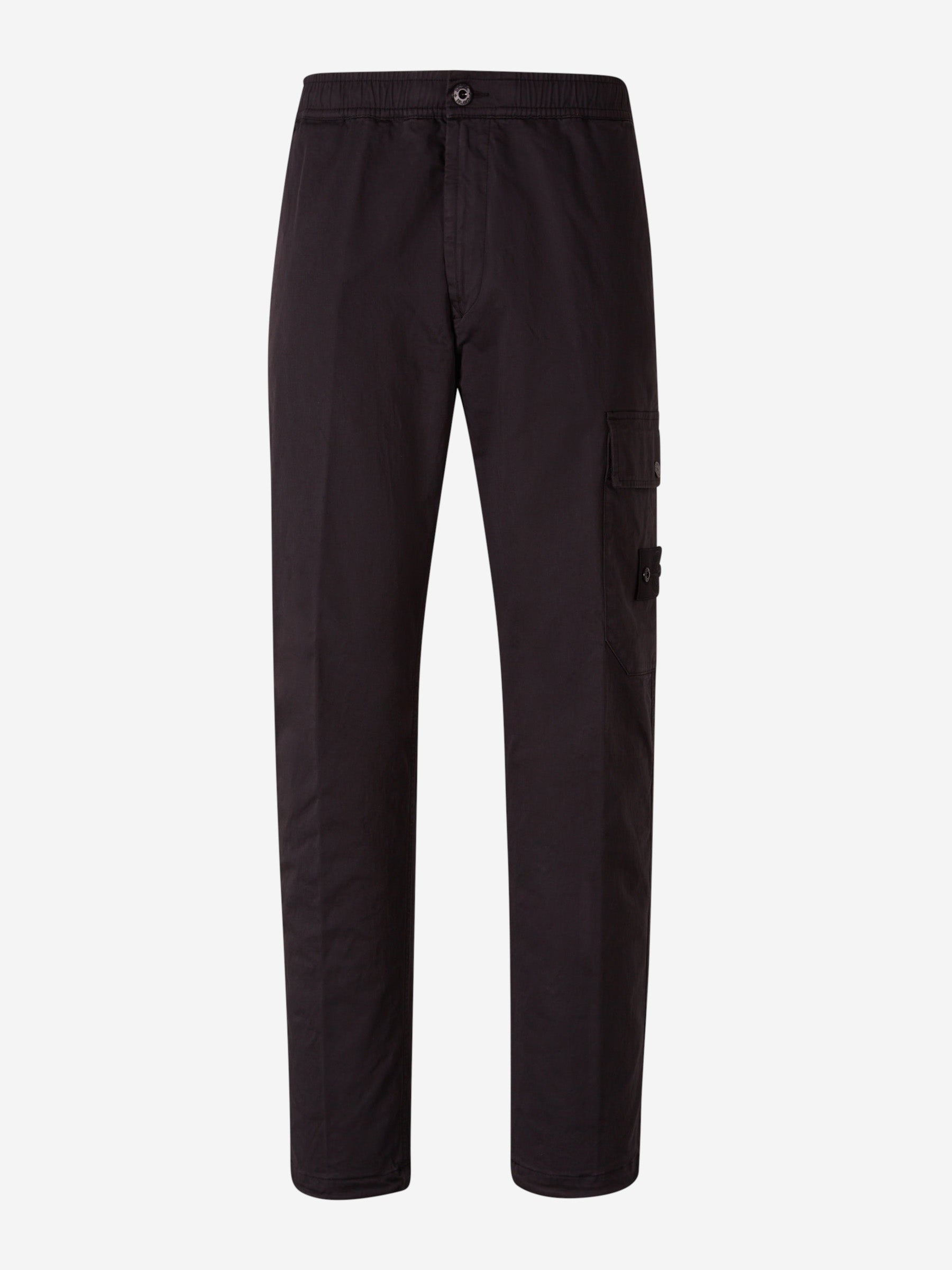 Stone Island Joggers Cargo Logo color Negro sku 521-003118 01 - Foto 1