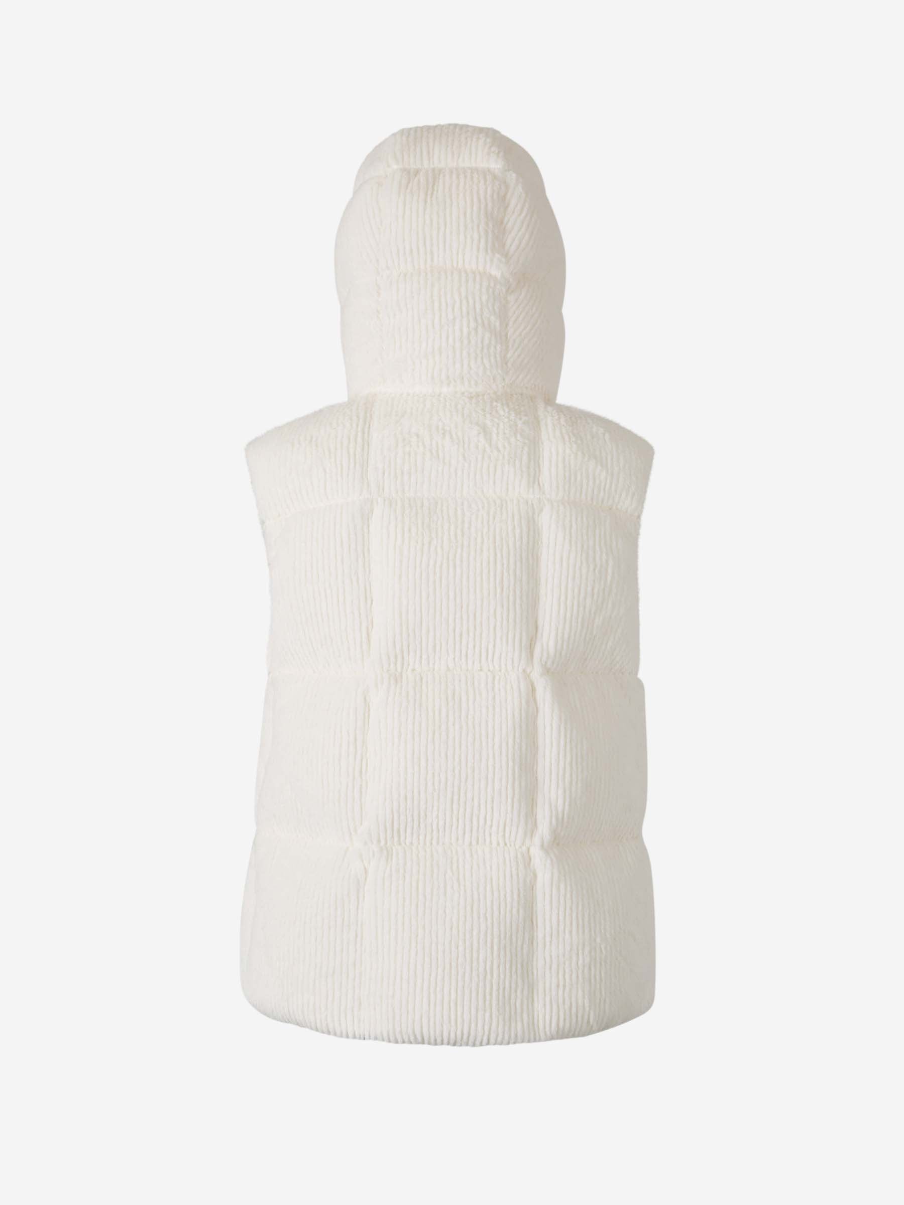 Moncler Chaleco Peluche Acolchado color Blanco sku 775-000184 01 - Foto 2