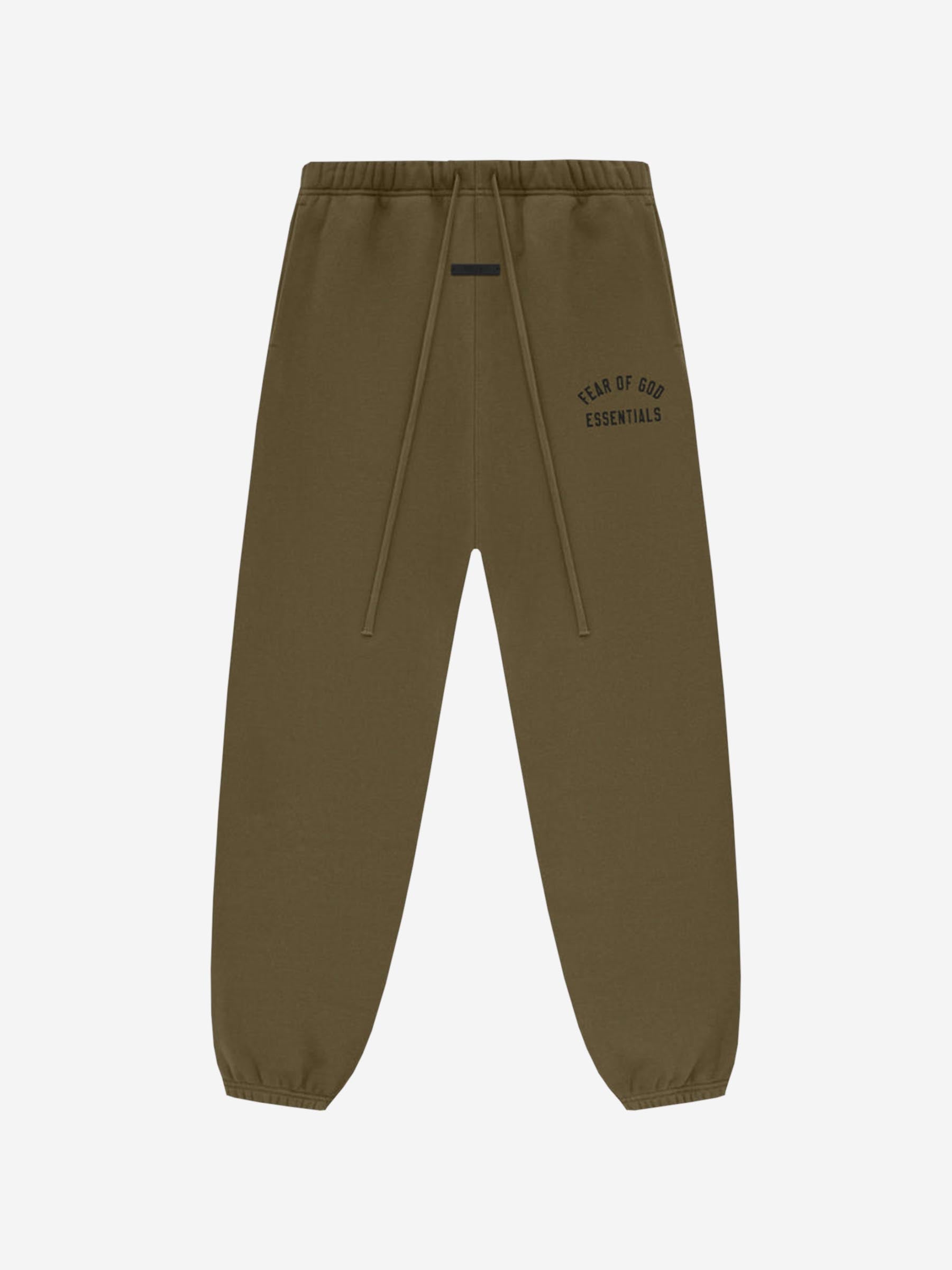 Fear of God Essentials Joggers Algodón Logo color Marron sku 521-003154 02 - Foto 1