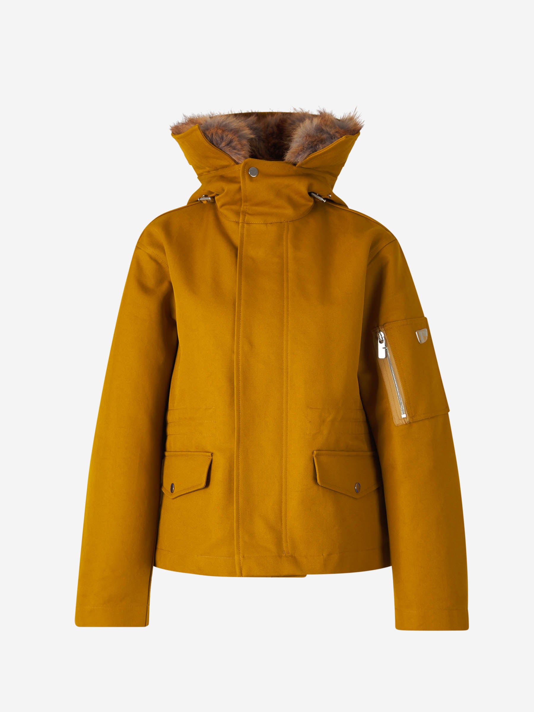 Burberry Parka Corta Algodón color Amarillo sku 772-001348 01 - Foto 1