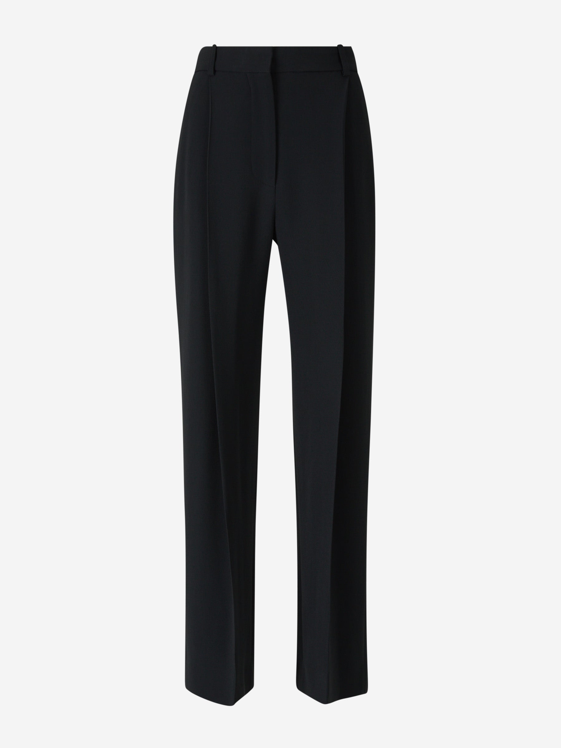 Victoria Beckham Pantalones Plisados Fluidos color Negro sku 761-003606 01 - Foto 1