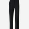 Victoria Beckham Pantalones Plisados Fluidos color Negro sku 761-003606 01 - Foto 1