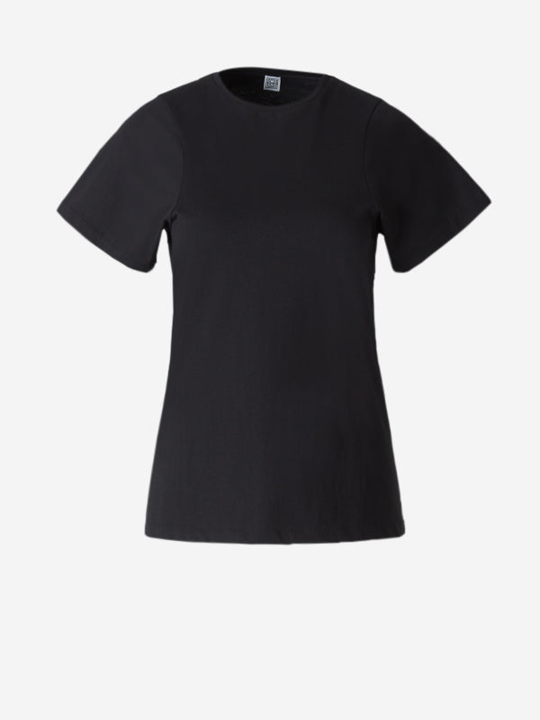 Curved Cotton T-shirt