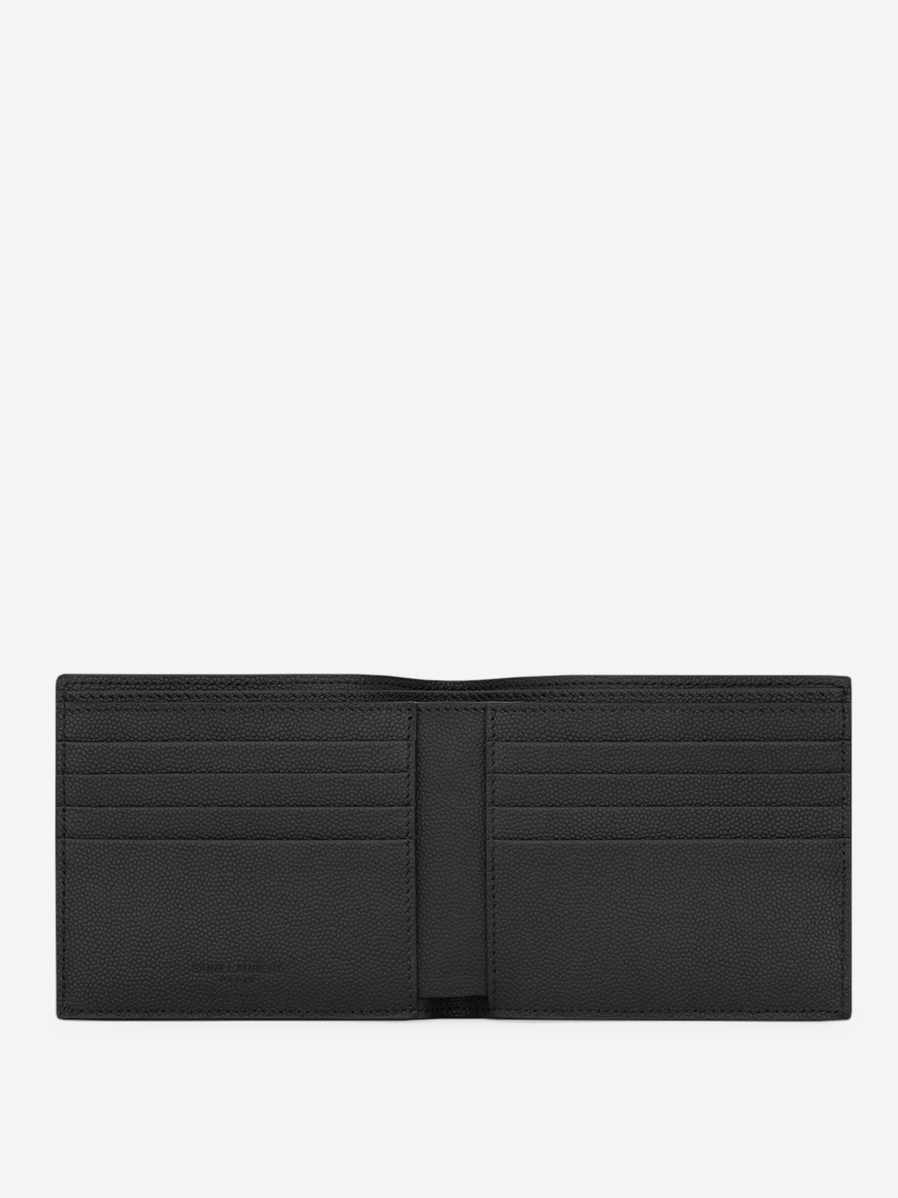 Saint Laurent Cartera Logo Piel color Negro sku 691-001363 01 - Foto 2