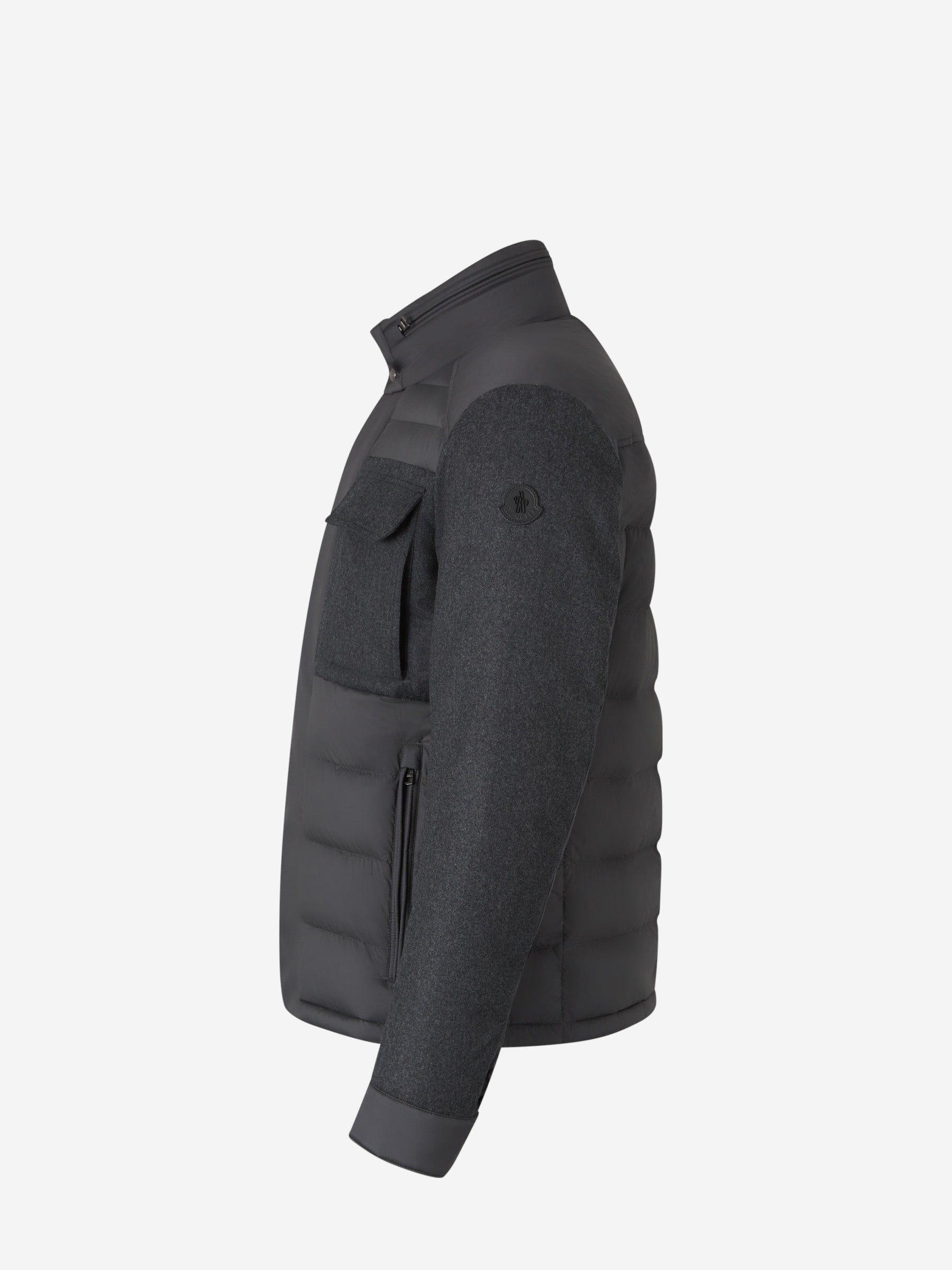 Moncler Chaqueta Acolchada Vallanta color Gris Antracita sku 512-002265 01 - Foto 2