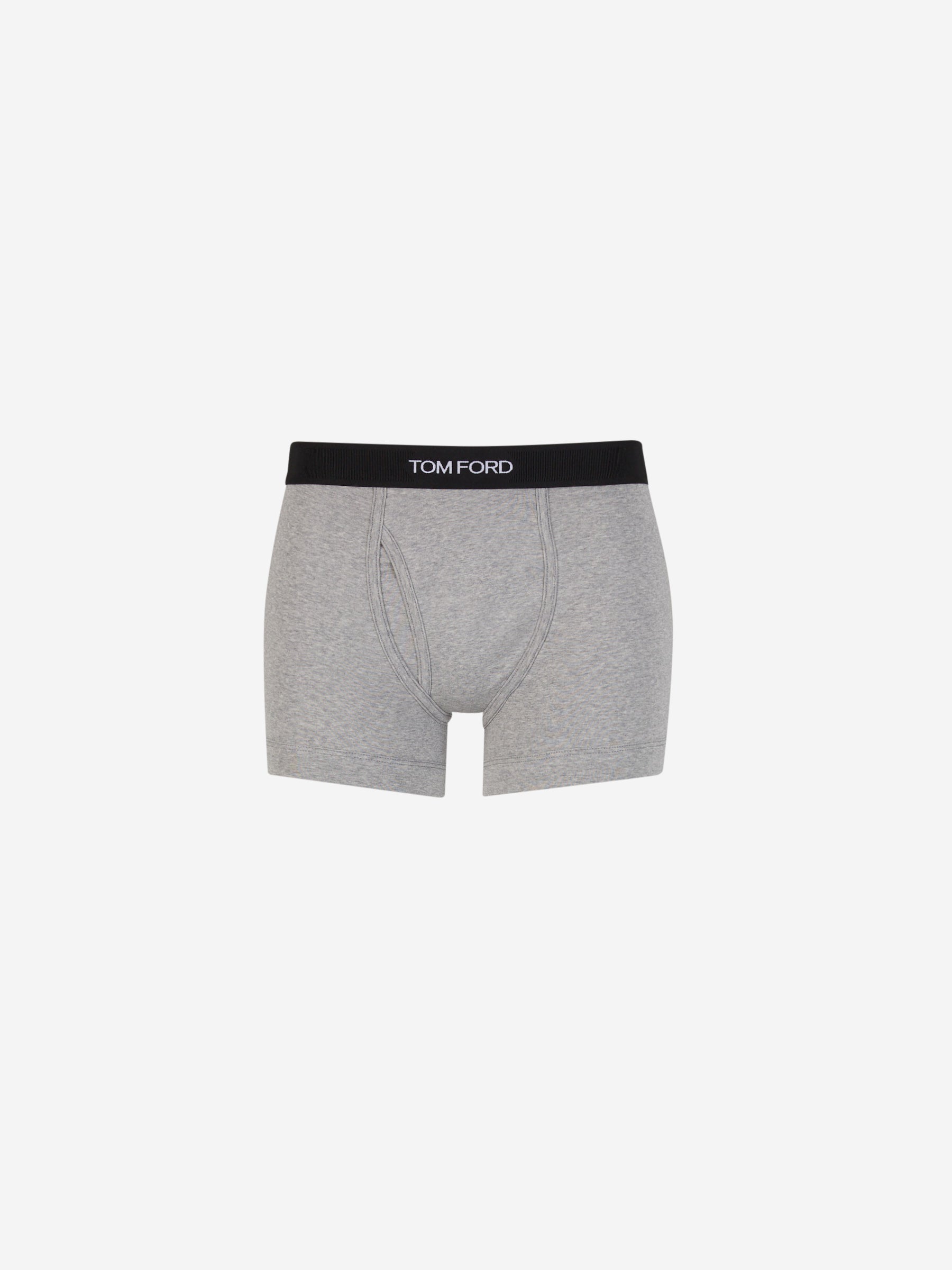 Tom Ford Boxer Algodón Logo color Gris Claro sku 652-000099 02 - Foto 1