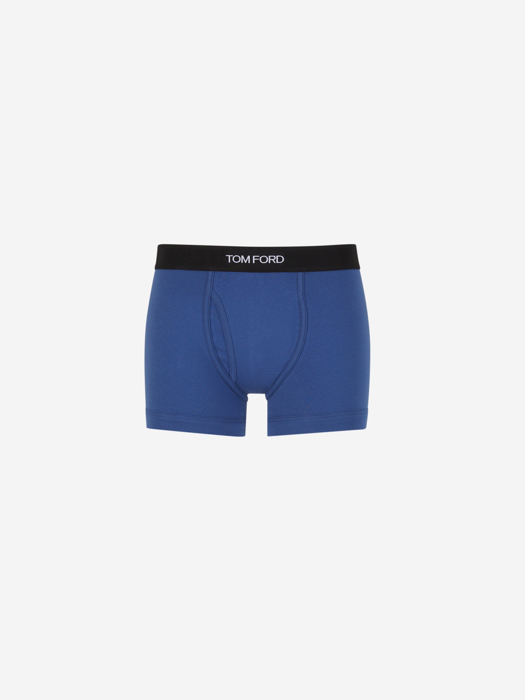 Tom Ford Boxer Algodón Logo color Azul Cobalto sku 652-000099 06 - Foto 1