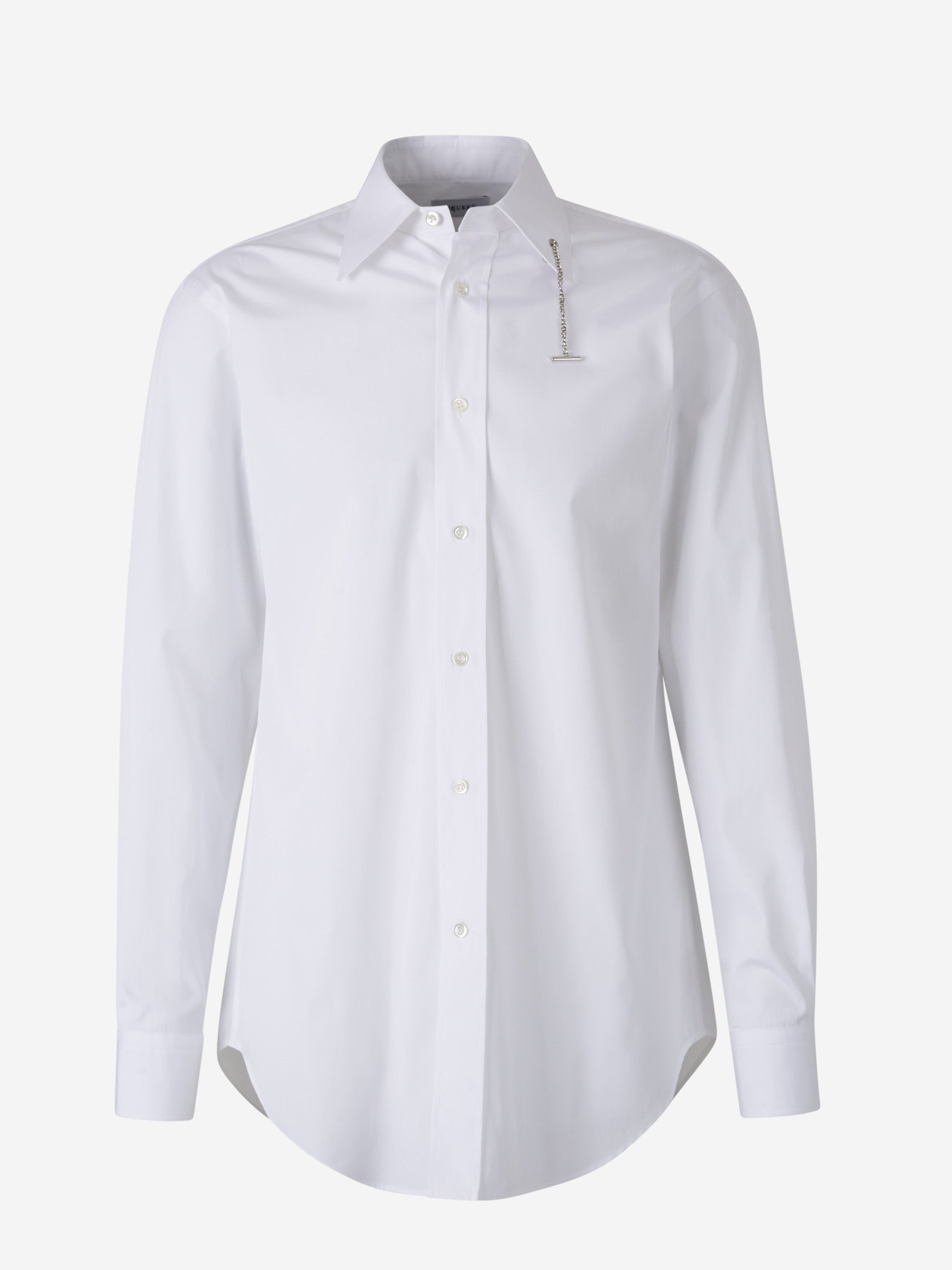 Alexander McQueen Camisa Lisa Algodón color Blanco sku 531-006380 02 - Foto 1