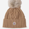 Moncler Gorro Logo Lana color Caramelo sku 899-001950 02 - Foto 1