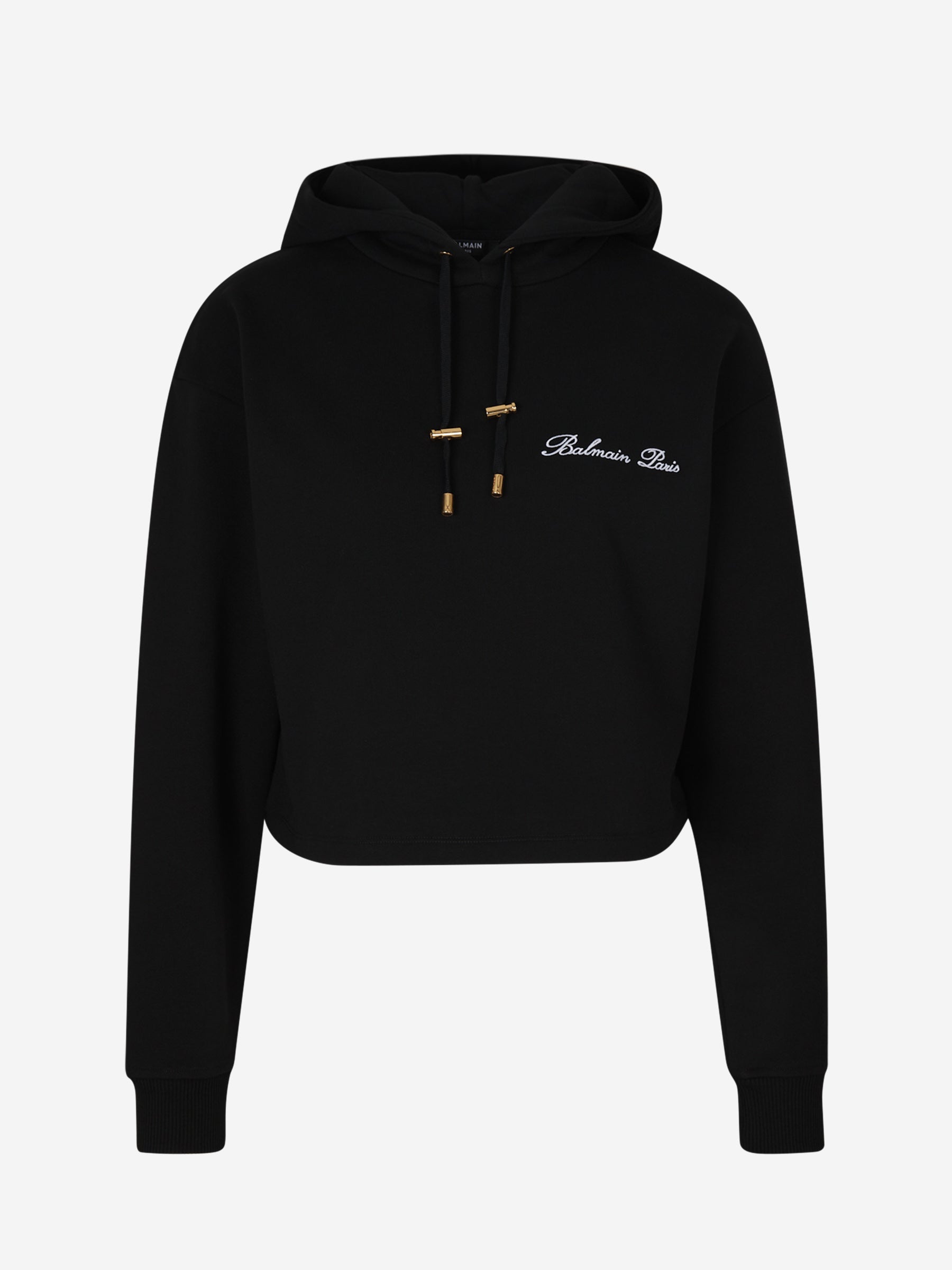 Balmain – Cropped Logo Sweatshirt