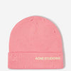 Acne Studios Gorro Logo Desgastado color Rosa sku 695-001534 02 - Foto 1