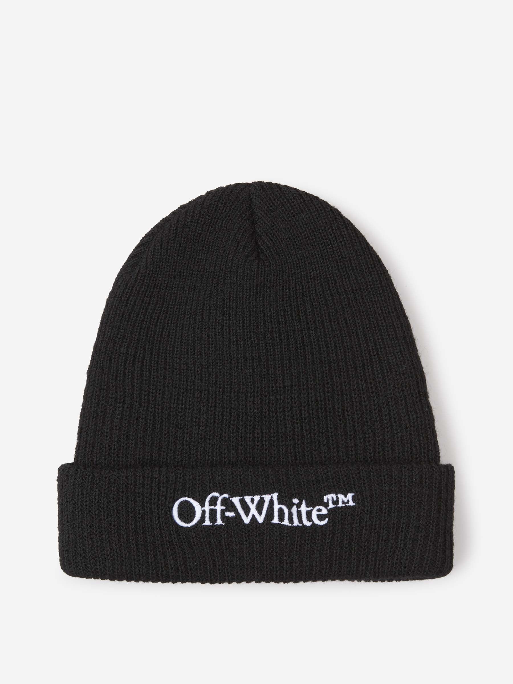 Off-White Gorro Punto Logo color Negro sku 695-001590 01 - Foto 1