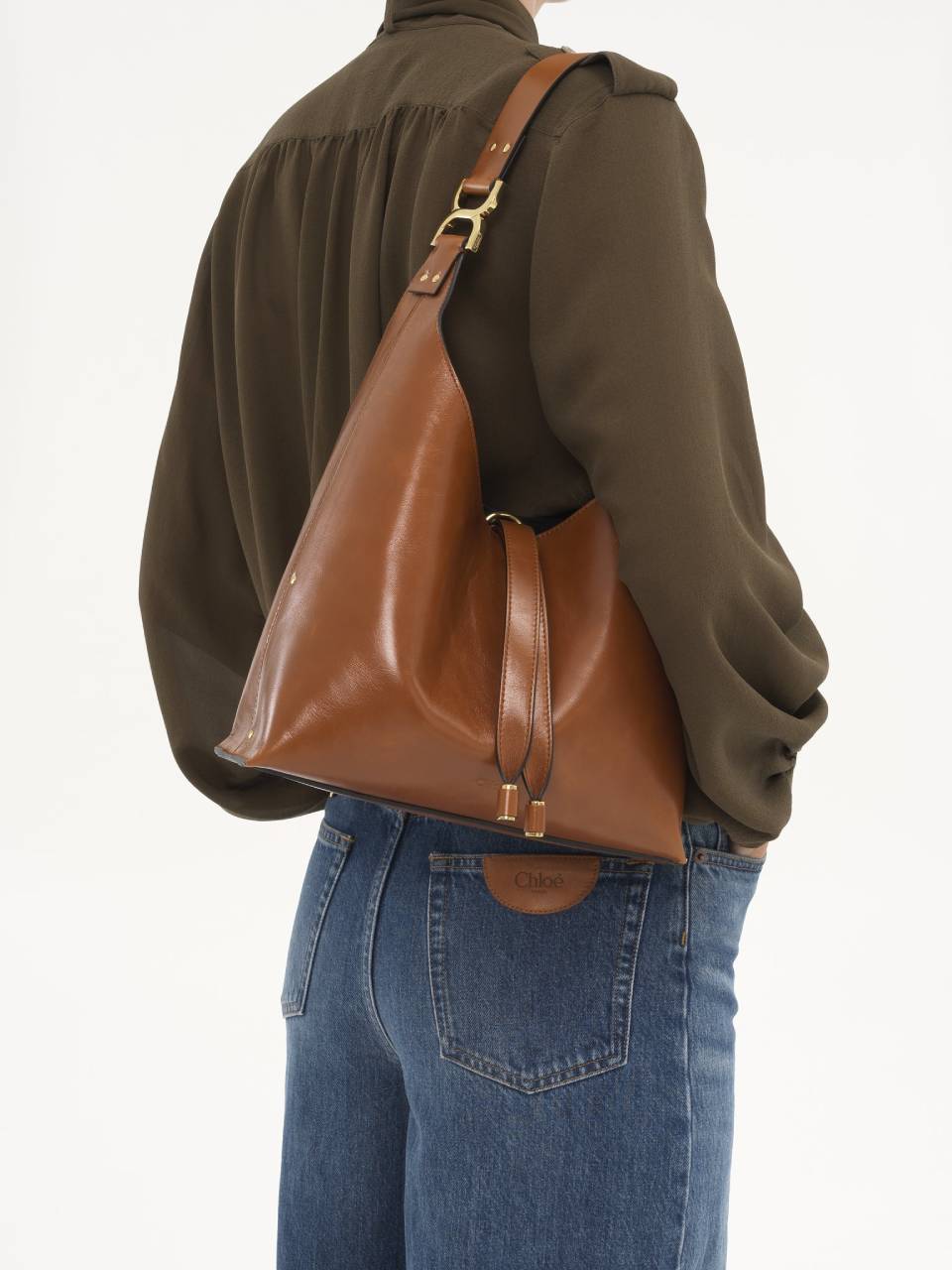 Bolso de Hombro Piel Hobo