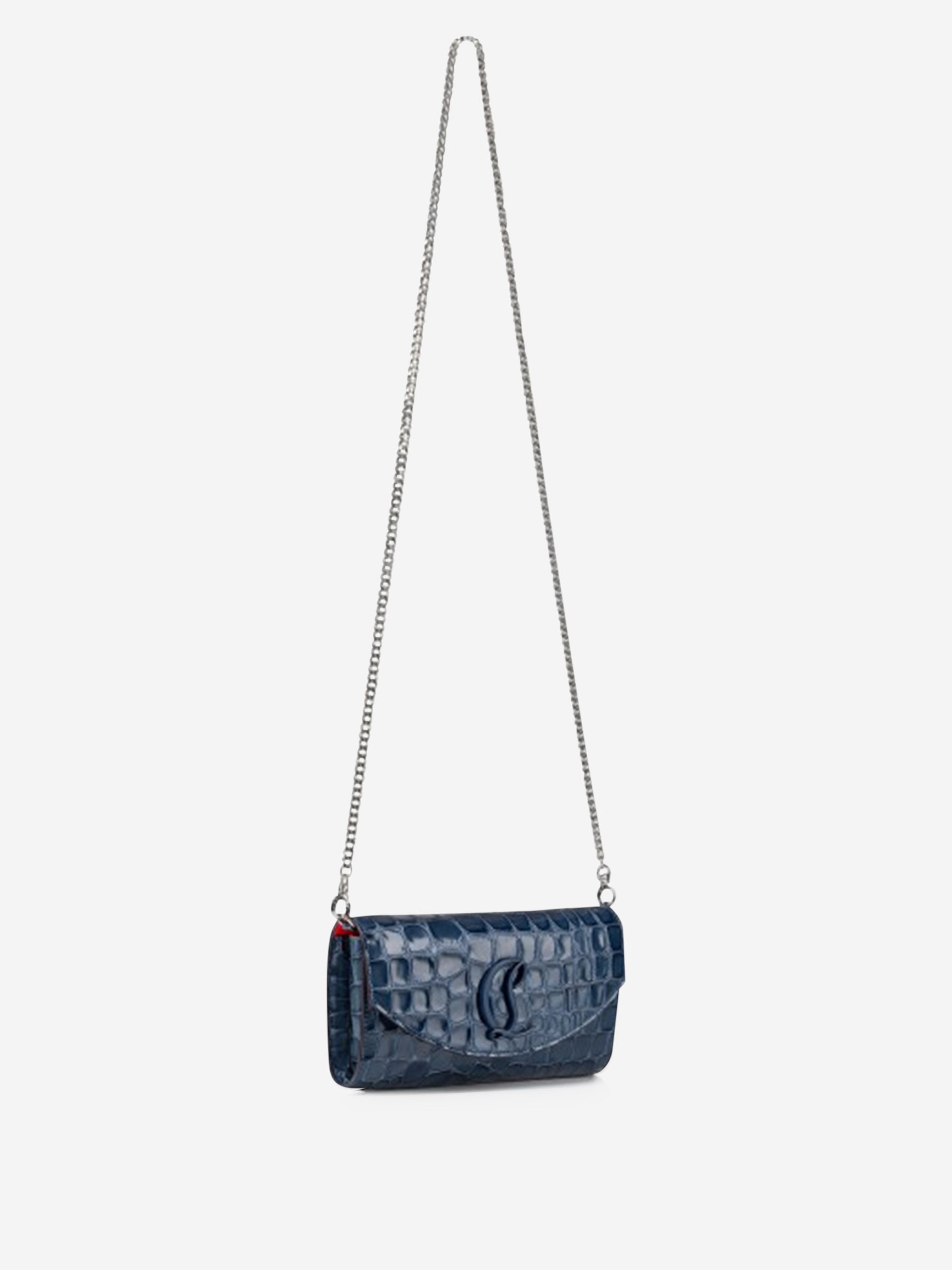 Clutch Piel Efecto Croco