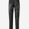 Palm Angels Joggers Franja Contraste Piel color Negro sku 521-003106 01 - Foto 1