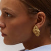 Paola Sighinolfi Pendientes Loto color Dorado sku 850-001605 01 - Foto 1