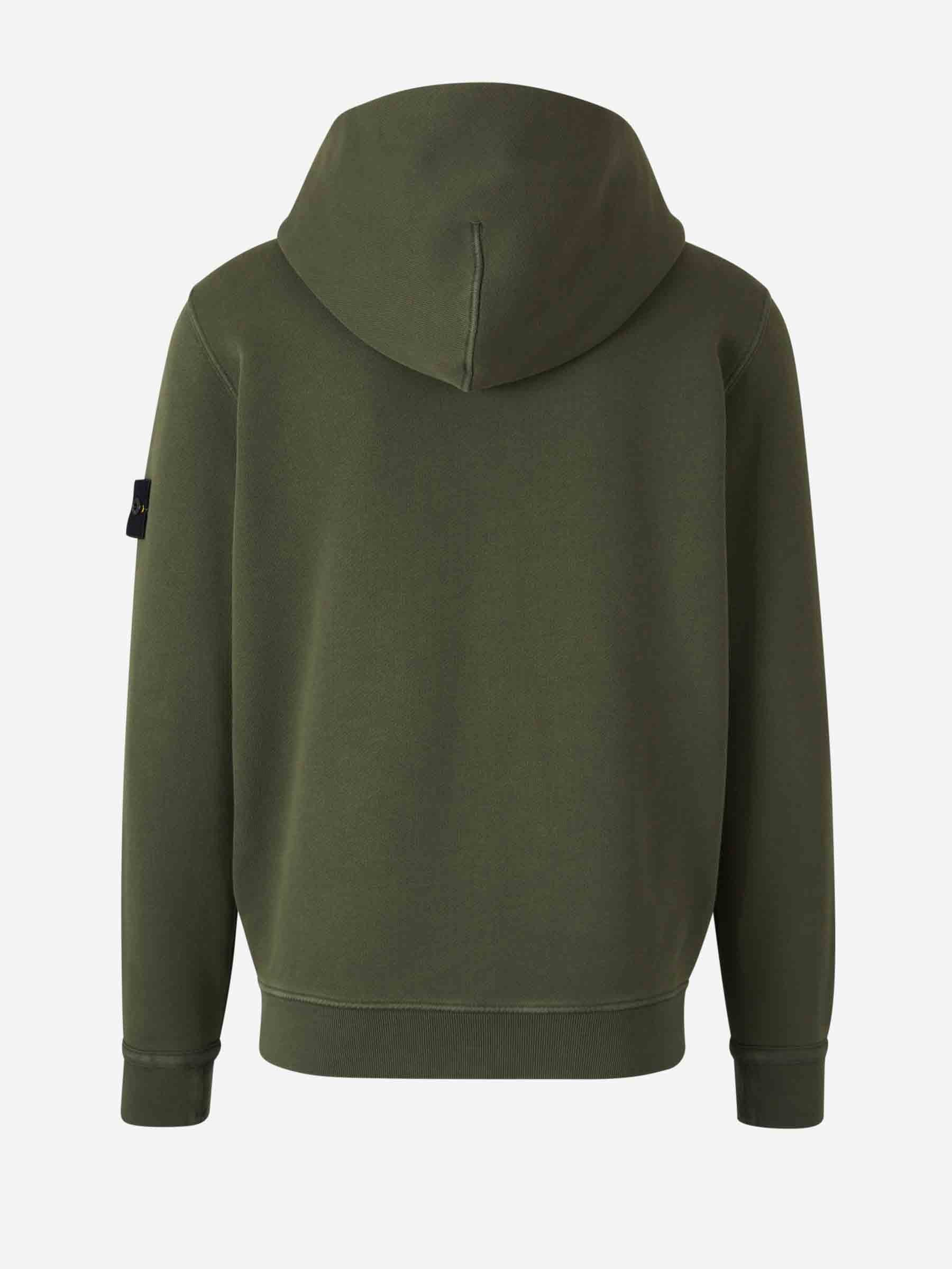 Stone Island Sudadera Capucha Algodón color Verde Militar sku 545-001661 01 - Foto 2